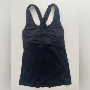 Lululemon Workout Top with Built-In Bra (See description on sizing)